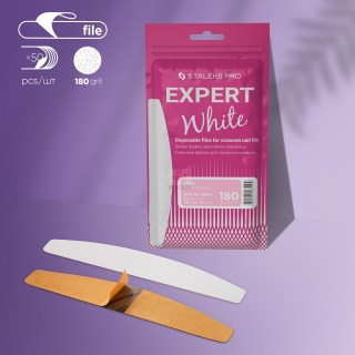 Staleks Expert jednorázové pilníky DFE-42-180 biele