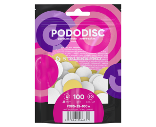 Staleks Brúsne papiere Pododisc 25mm PDFS-25-100 biele