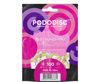 Staleks Brúsne papiere Pododisc 10mm PDFS-10-100 biele