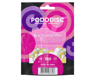 Staleks Brúsne papiere Pododisc 10mm PDFS-10-180 biele