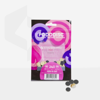 Staleks Brúsne papiere Pododisc 10mm PDFS-10-240 čierne