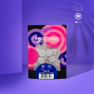 Staleks Jednorázové pilníky - sponges for Pododisc - M - 20mm PDFB-20