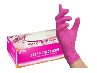 Rukavice ružové Candy Wave S, 100 ks