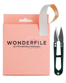 Wonderfile File Tape - páska na pilník 160x18mm 7m + nožničky, Zrnitosť 150