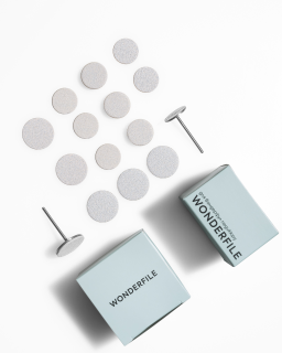 Wonderfile Thin files - Tenké pilníky pre pedikérsky disk 25 mm 50ks
