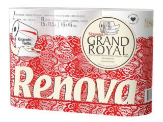 Renova Toal papier GR 4-vrs. 6 ks