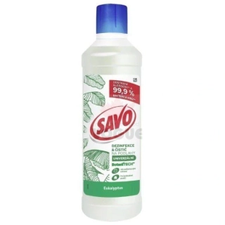 SAVO - Čistič na podlahy bez chlóru, 1l eukalyptus