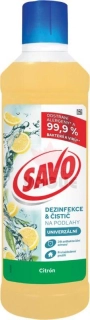 SAVO na podlahy bez chl. 1 lit citrón